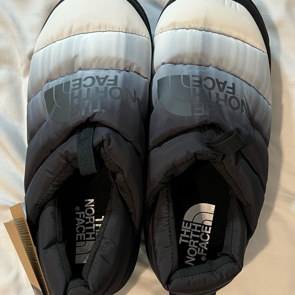 The North Face Black and White Mules